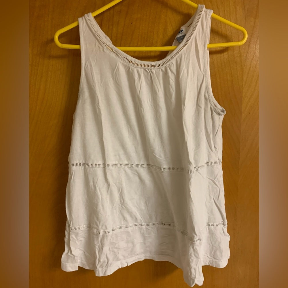 white boho tank top